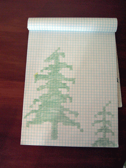 Knitting Chart Tree